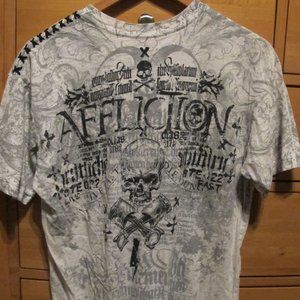 Affliction - Mens - M - White - Shirt